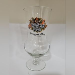 Vintage Rainforest Cafe Souvenir Cocktail Glass Jungle Collectible Cup